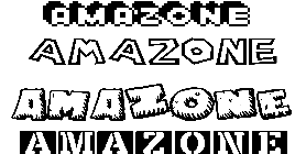 Coloriage Amazone