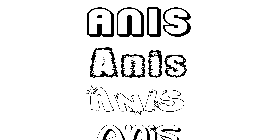 Coloriage Anis