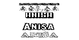 Coloriage Anisa