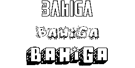 Coloriage Bahiga