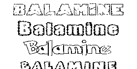 Coloriage Balamine