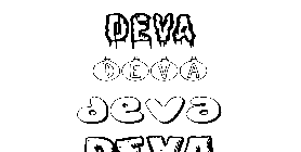 Coloriage Deva