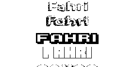 Coloriage Fahri