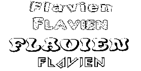 Coloriage Flavien