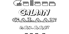 Coloriage Galaan