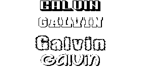 Coloriage Galvin