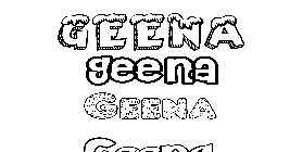 Coloriage Geena