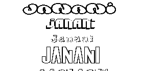 Coloriage Janani