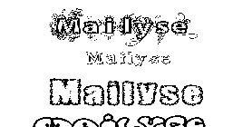 Coloriage Mailyse