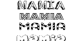 Coloriage Mamia