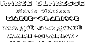Coloriage Marie-Clarisse