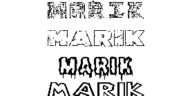 Coloriage Marik