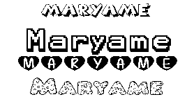 Coloriage Maryame
