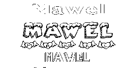 Coloriage Mawel