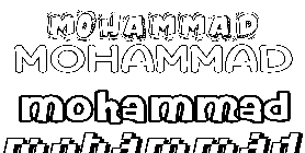 Coloriage Mohammad