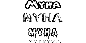 Coloriage Myha