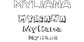 Coloriage Myliana
