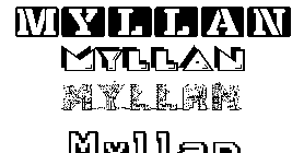 Coloriage Myllan