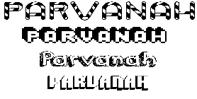 Coloriage Parvanah