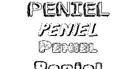 Coloriage Peniel