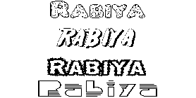 Coloriage Rabiya