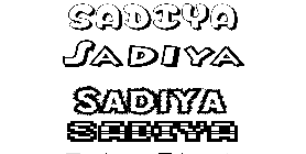 Coloriage Sadiya