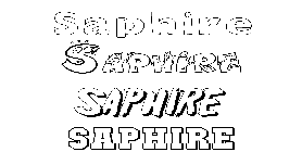 Coloriage Saphire