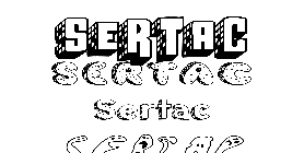 Coloriage Sertac