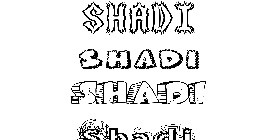 Coloriage Shadi