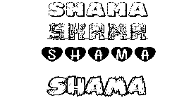 Coloriage Shama