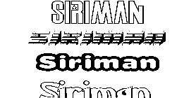 Coloriage Siriman