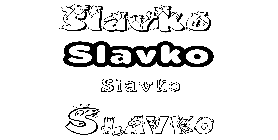 Coloriage Slavko