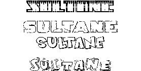 Coloriage Sultane