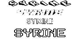 Coloriage Syrine