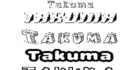 Coloriage Takuma