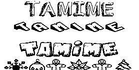Coloriage Tamime