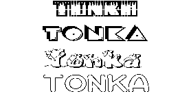 Coloriage Tonka