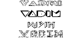 Coloriage Vadim