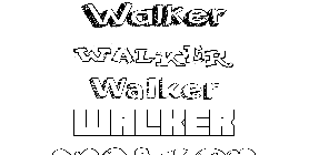 Coloriage Walker