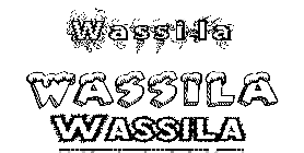 Coloriage Wassila