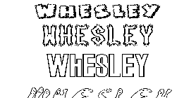 Coloriage Whesley