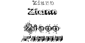 Coloriage Ziann